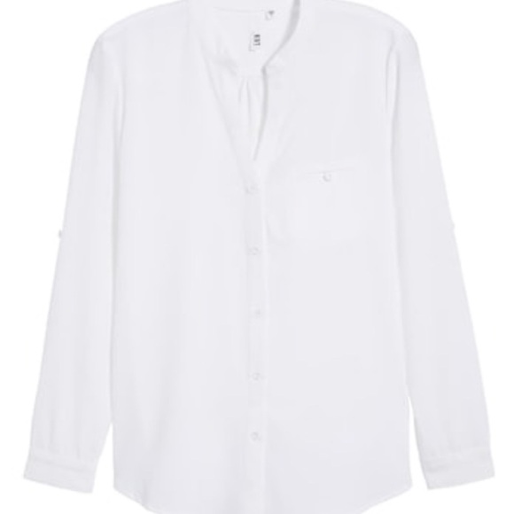 Kut from the Kloth Tops - Kut from the Kloth Classic White Button-Up Blouse